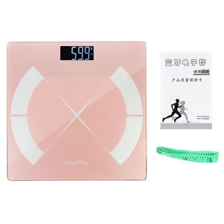 Digital bluetooth Durable Body Scale Weigh Fat BMI Muscle Smart ...