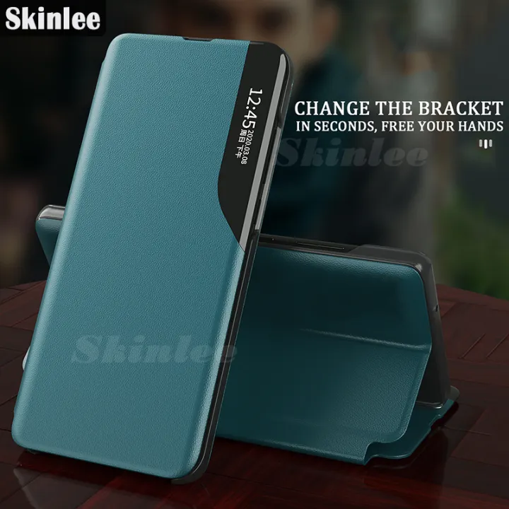 Phone%20Case%20for%20Samsung%20Galaxy%20M35%20Window%20Flip%20Leather%20Cases%20Smart%20Transparent%20View%20Housing%20Casing%20Hp%20for%20Samsung%20Galaxy%20M35%20Cover%20Cases%20-%20Image%205