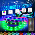 5m 10m Best USB LED Strip Lights IP65 5050 RGB TV LED Strip With Remote Controller Y - 5M 150 lights（US Plug). 