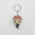 Funko POP Jujutsu Kaisen Action Figure Yuji Itadori Keychain Pendant Model Dolls Keyring Gifts. 