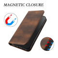 lthmy for Samsung Galaxy S8 Plus Wallet Case Vintage Leather Cover with Card Holder Kickstand Magnetic Closure Flip Case. 