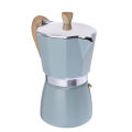 150ml/300ml Mocha Coffee Pot Italian Espresso Aluminum Mug Octagonal Coffee Pot Coffee Maker Tool - Blue 300ml. 