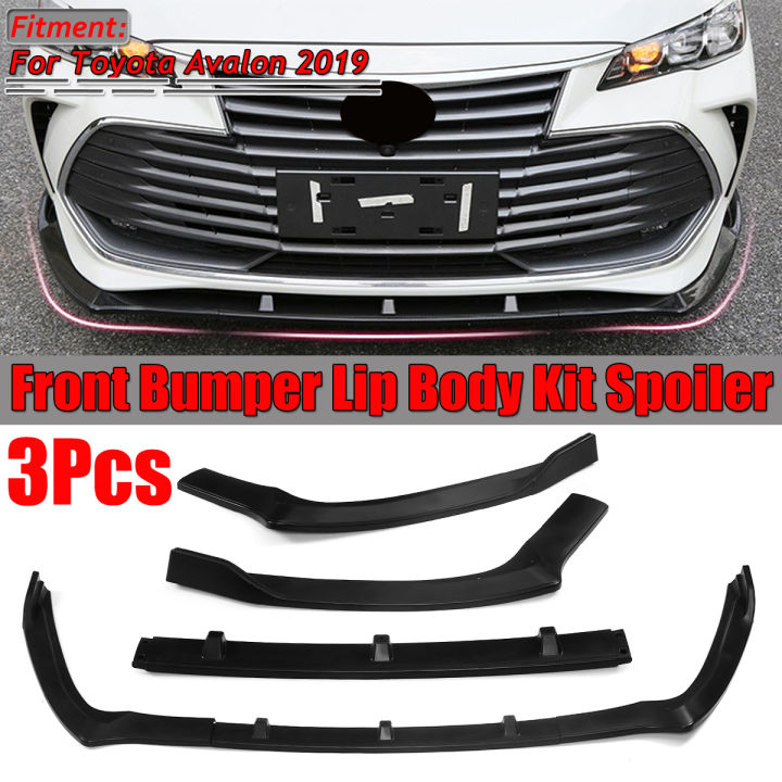 DTM Matt Black Front Lower Bumper Lip Body Kit For 2012-2014 Toyota Camry SE