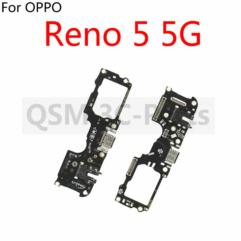Connecteur De Chargeur (dock) Type-C Pour Oppo Reno5 Pro - Référence 05190208001, Doré, Neuf D'origine