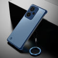 lthmy for Xiaomi Redmi Note 13 Pro Plus 5G Case+Free Ring lanyard- Case Semi-Transparent Frameless Matte Hard Back Cover Phone Case.