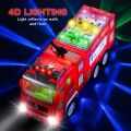 Mainan MINI Bomba Lori Construction Dengan Lagu & Lampu Fire Truck, Cement Mixer, Tanker Toys Truck With Music&Light. 