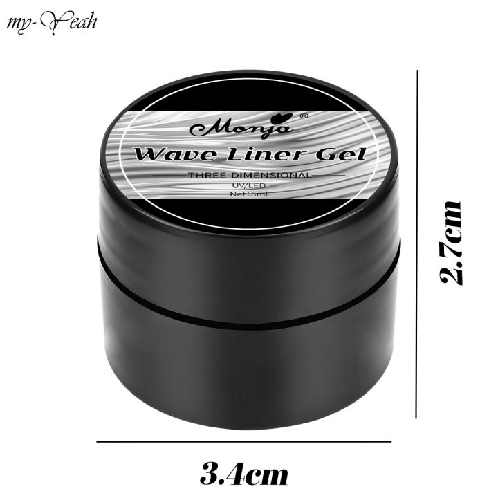Myyeah%205ml%203D%20Nail%20Gel,%20Sculpting%20Gel%20for%20Nail%20Art%EF%BC%8CNo%20wipe%203D%20Molding%20Gel%20for%20Nails%20Decoration%20Drawing%20Nail%20Gel,%20Manicure%20Sculpture%20Nail%20Charms%20Gel%EF%BC%8CWave%20Liner%20Gel%20No%20Wipe%20Molding%20Gel%20Polish%20Painting%20Drawing%20Design%20Sculpture%20Gel%20Nail%20Decoration%20-%20Image%208