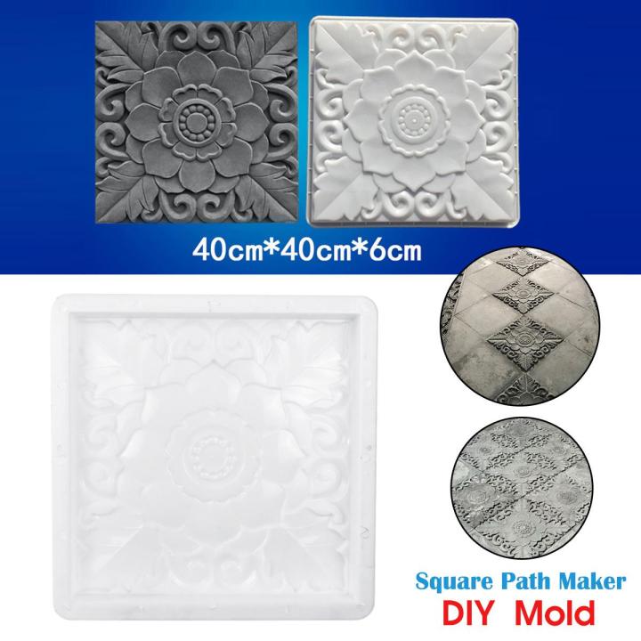 40x40x6cm%20DIY%20Highquality%20Plastic%20Square%20Path%20Maker%20Road%20Paving%20Cement%20Stone%20Mould%20Brick%20-%20-%20Image%202