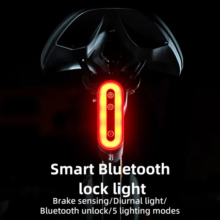 ROCKBROS%20Bicycle%20Rear%20Light%20Smart%20Bluetooth%205%20lighting%20Modes%20Lock%20Light%20Waterproof%20TYPE-C%20Rechargeable%20Brake%20Sensing%20Tail%20Light%20Bike%20Accessories%20-%20Image%208