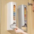 Large Size Wall-Mounted Underwear Storage Box Bra Panties Socks Box Closet Organizer Home Garbage Bag Dispenser.