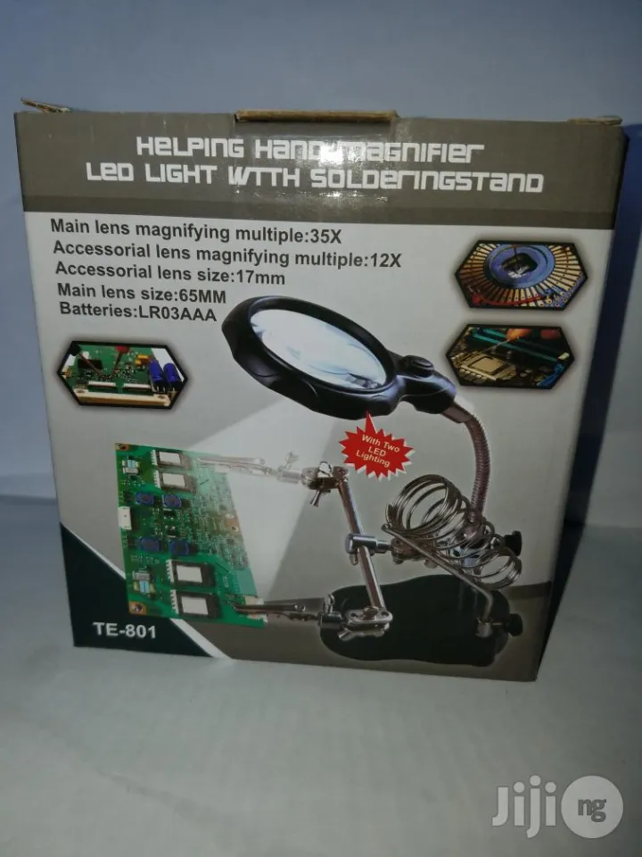 Imported Quality Welding Magnifying Glass LED Auxiliary Clip