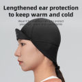 ROCKBROS TVI Fleece Cycling Cap Warm Windproof Elastic Sweat-Absorption Hat Autumn Winter Portable Running Cycling Hiking Outdoor Sports Equipment. 