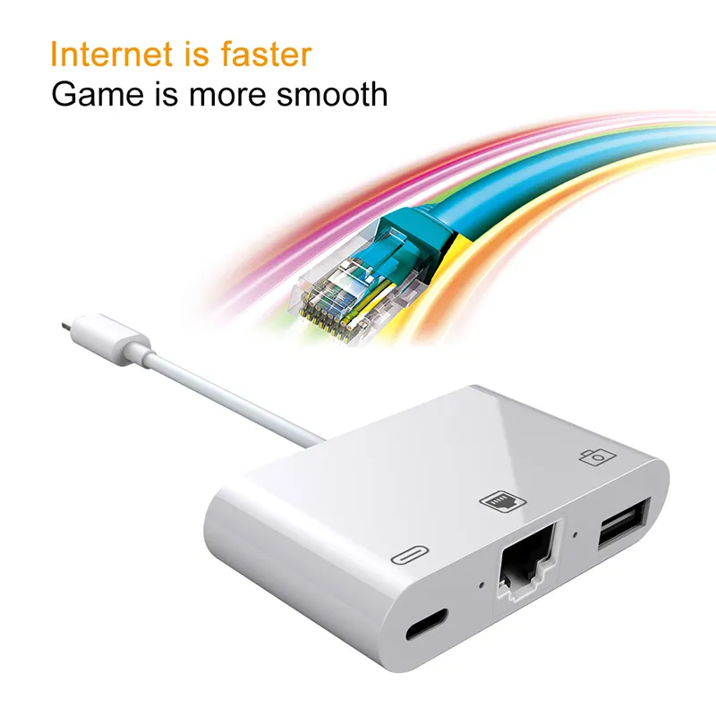 Router Ethernet Cable For Iphone Jzbrain Rj45 Ethernet Adapter