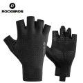 ROCKBROS Gloves for Motorcycle for Men and Women Bicycle Cycling Gloves Shockproof Sbr Mtb Half Gloves Washable Breathable Riding Gloves Motor Bike Accessories Summer. 