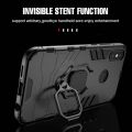 Free Tether Suitable for Xiaomi Mi Max 3 2 Mix 2S A2 A3 6X Play CC9 CC9e Sandwich Hybrid Anti Shock Car Bracket Hard Back with Circular Legs. 
