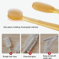 Baby 3 In 1 Silicone Infant Toddler Oral Care Deciduous Tooth Brush Tongue Coating Cleaning Toothbrush Set Food Grade. 