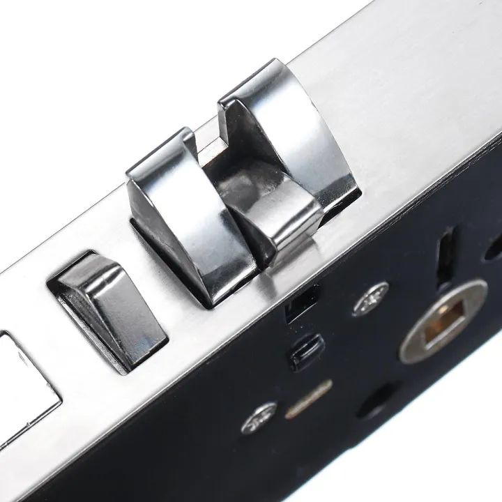 New Silver Cipher Remote Smart Door Lock Cell Phone APP Key Password ...
