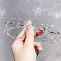 -0.75 -1.25 -1.75 -2.25 -2.75 Finished Myopia Women Round Anti Blue Light Nearsighted Glasses With Minus Grade. 