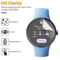 Kingza 3 Hydrogel pieces of smart screen for Google Pixel Watch 2 film watch protector. 