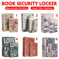 Home Storage Safe Box Dictionary Book Hidden Secret Lockable Money Cash Jewelry Storage Box Safe - Black small size. 