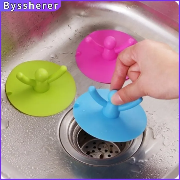 %E3%80%90FUN%20LIVE%E3%80%91%20Byssherer%201%20Pc%20Floor%20Drain%20Cover%20Little%20Man%20Kitchen%20Bathroom%20Rubber%20Tub%20Sink%20Plug%20Laundry%20Water%20Stopper%20-%20Image%206