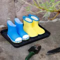 3pcs Multi-Purpose Boot Mat Tray Wet Shoe Mat 3 Washable Home Garden - a. 