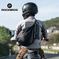 ROCKBROS Bicycel Helmet Big Large Capacity 10/15L Convenient Reflective Logo Motorcycle Bag with Net Pocket Travel Accessories. 