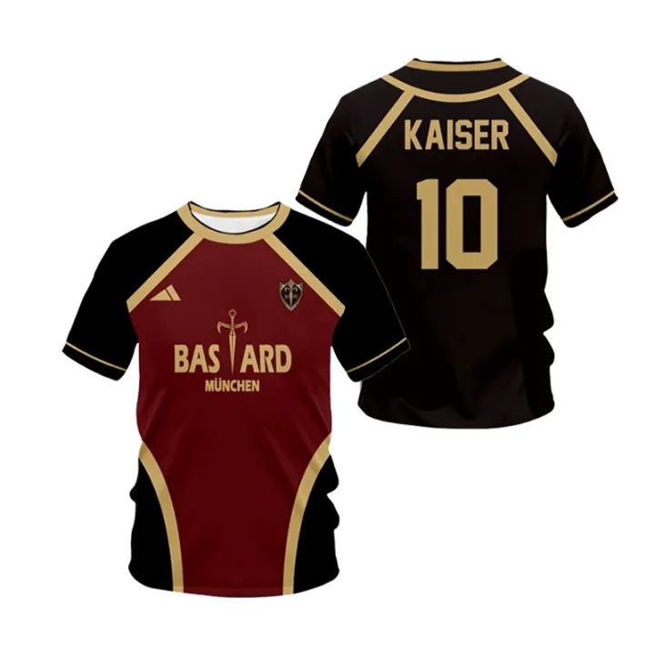 Jersey%20Futsal%20Football%20VL%20Replika%20Blue%20Lock%20Anime%20Bastard%20Munchen%20Men's%20Short%20sleeved%20T%20shirt%20Sports%20Garment%20-%20Image%204