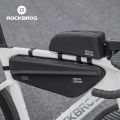 ROCKBROS Bicycle Bag 2.9L Large Capacity Bike Triangle Frame Bag Reflective Cycling Storage Front Tube Bag Bicycle Accessory. 