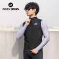 ROCKBROS Fleece Cycling Vest Warm Windproof Lightweight Sports Vest Autumn Winter Unisex Fishing Ski Cycling Motorcycle Riding Clothing. 