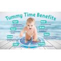 Children's Inflatable Pat Pad Water Play Mat Inflatable Baby Mat Water Pad PVC Ocean Fish Water Pad Toy Cushion Gift for Infants Toddlers Boys Girls Round Play Mat. 