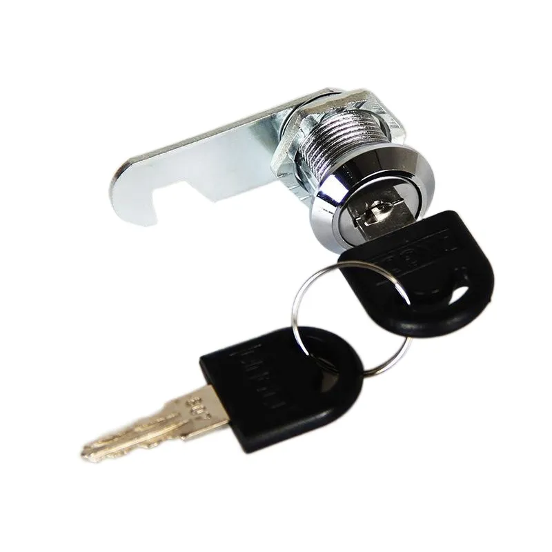JaBoaRe 4-Pack Cam Lock – Silver, 25mm Depth, Zinc Alloy & Plastic, With Keys For Mailboxes, Lockers, Cabinets, Tool Boxes & Electrical Panels