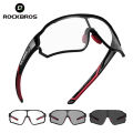 ROCKBROS Photochromic Bike Glasses Bicycle UV400 Sports Sunglasses for Men Anti Glare Lightweight Hiking Cycling Glasses. 