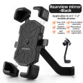 ROCKBROS Shockproof Cycling Phone Holder 360° Adjustable MTB Phone Mount Anti-vibration Anti-shake Road Bicycle Phone Bracket Quick Release Motorcycle Phone Holder E-Bike Accessories. 
