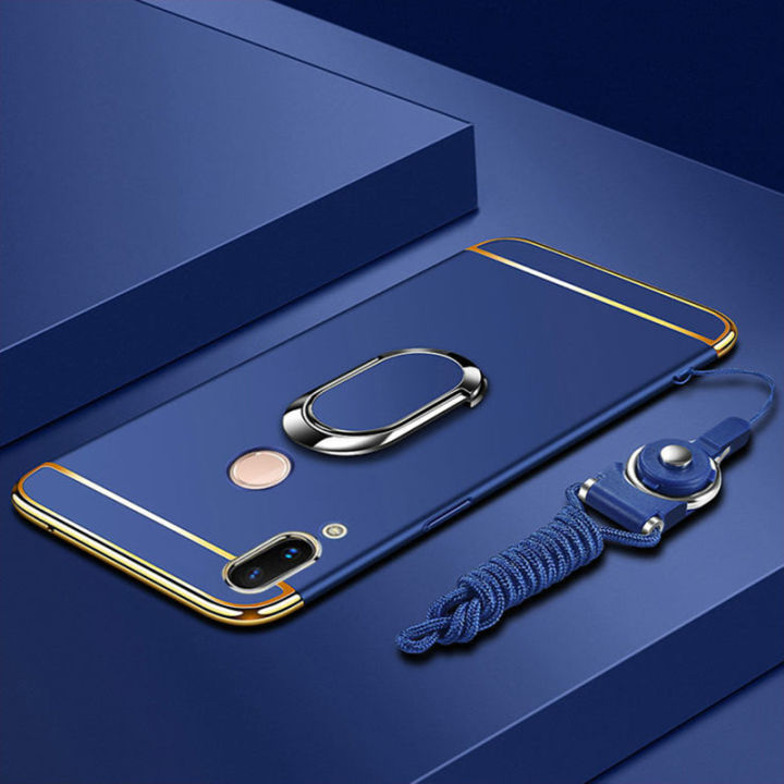 LAN Xiaomi Y1 Lite Y3 Go Phone Ultra Thin Matte Hard PC Casing For Redmi S2 Case With Free Ring Stand Holder String