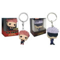 Funko POP Jujutsu Kaisen Action Figure Yuji Itadori Keychain Pendant Model Dolls Keyring Gifts. 