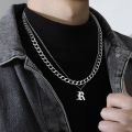 Stainless Steel Chain necklace Titanium Steel Necklace fashion for men aesthetic kwintas for men kwintas pang lalaki uso ngayon Korean Style. 