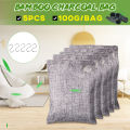5Pcs/Set Activated Bamboo Charcoal Bag Deodorizer Purifying Odor Remover 100g -. 