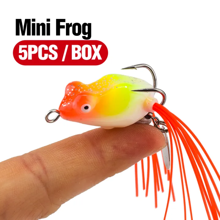 3cm/4.2g%20Boxed%205Pcs%20Soft%20Frog%20Lure%20Mini%203D%20Eyes%20Soft%20Plastic%20Frog%20Fishing%20Lure%20With%20Sequins%20Top%20Water%20-%20Image%202