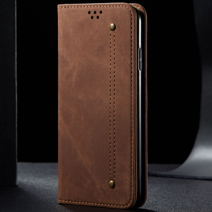 lthmy%20for%20Xiaomi%20Poco%20M6%204G%20%20Redmi%2013%204G%20case%20Retro%20Denim%20Leather%20Flip%20Wallet%20Stand%20Casing%20Cover%20-%20Image%2010