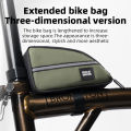 ROCKBROS Triangle Bike Tool Bag For Brompton Folding Bicycle Tool Storage Bag Fit Tire Repair Hidden Bags Nylon. 
