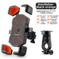 ROCKBROS Shockproof Cycling Phone Holder 360° Adjustable MTB Phone Mount Anti-vibration Anti-shake Road Bicycle Phone Bracket Quick Release Motorcycle Phone Holder E-Bike Accessories. 