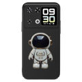 Phone Case Cubot P90 P80 A30 Back Cover Soft Rubber Cases + Astronaut Stereo Stand Spaceman Slot Holder Casing for Cubot P90 Cover Cases. 