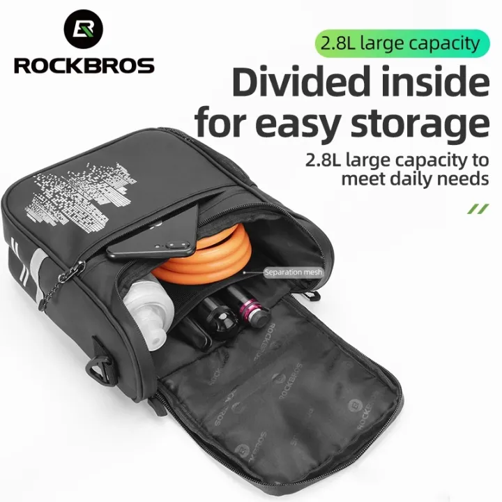 ROCKBROS%20Bicycle%20Bag%20Bike%20Frame%20Bag%20Front%20Tube%20Pocket%20Shoulder%20Pack%20Waterproof%20Handlebar%20Bag%20-%20Image%202