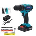88VF Cordless New Impact Drill 1 Batery Rechargeable 25+3 Torque Screwdriver Bit -. 