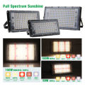 Hunta 50W 100W 150W Upgrade LED Full Spectrum Plant Light Sunlight Grow Lights For Indoor Plants Greenhouse Veg and Bloom With Plug. 