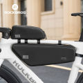 ROCKBROS Bicycle Bag 2.9L Large Capacity Bike Triangle Frame Bag Reflective Cycling Storage Front Tube Bag Bicycle Accessory. 