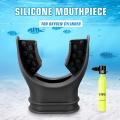 Black Mouthpiece HOT SELL For Portable Oxygen Cylinder Scuba Diving Equipment Air Tank -. 