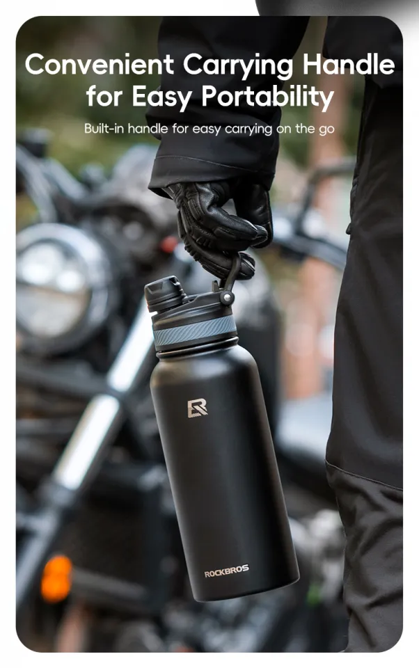 ROCKBROS Thermo Water Bottle Convenient Portable Stainless Steel - Main Image