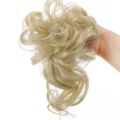 COD Remy Synthetic fluffy curly hair women's elastic wig brown and black hair clip. 